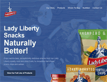 Tablet Screenshot of ladylibertybrands.com